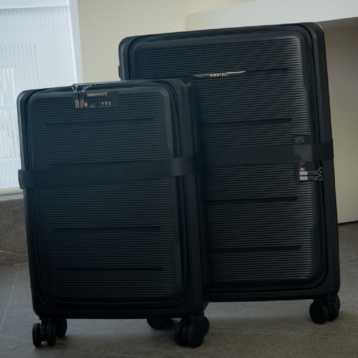 MALETA VIAJE PLEGABLE 24" TSA FRONTAL - Monteli