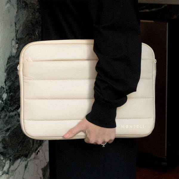 FUNDA PARA LAPTOP DE 13" - COLOR BEIGE - Monteli