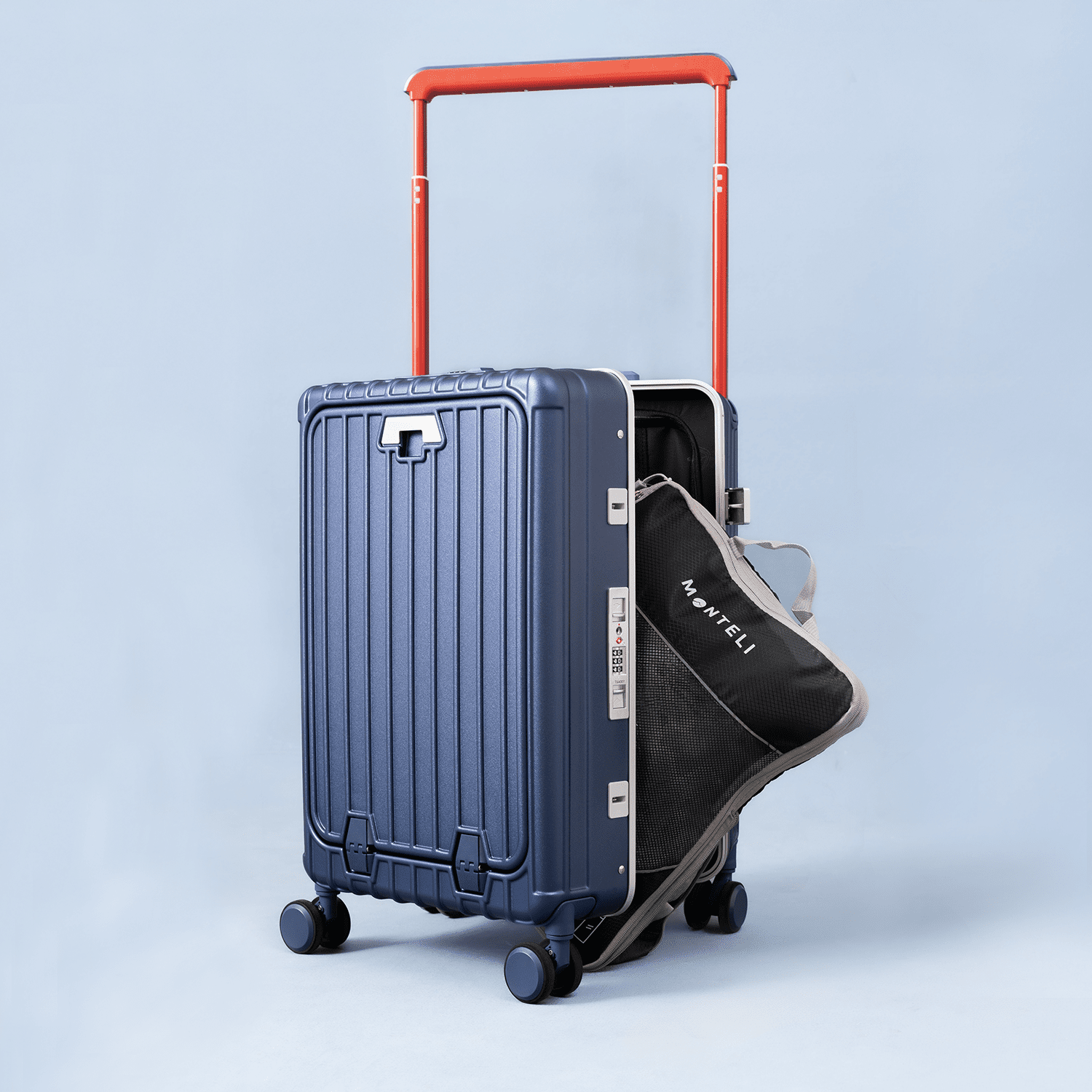 MALETA CAPRI 20" TSA AZUL ASA GRANDE - Monteli