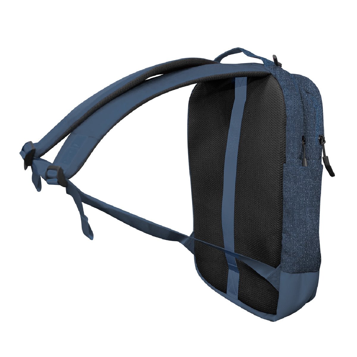 MOCHILA DE TELA AZUL MARINO