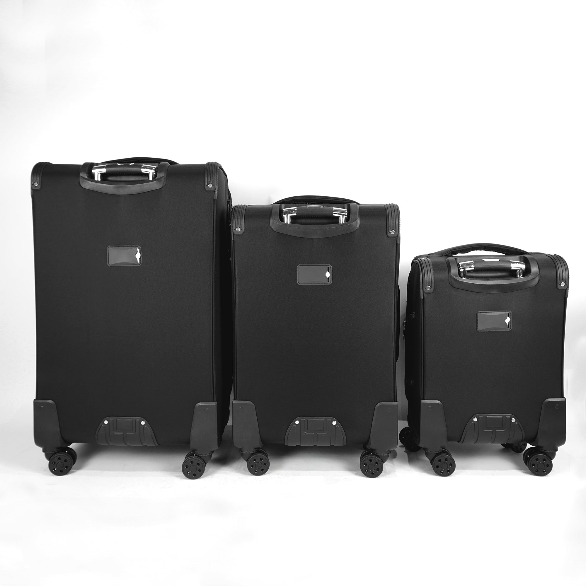 SET DE 3 MALETAS DE TELA 20" 24" 28" CANDADO TSA - Monteli