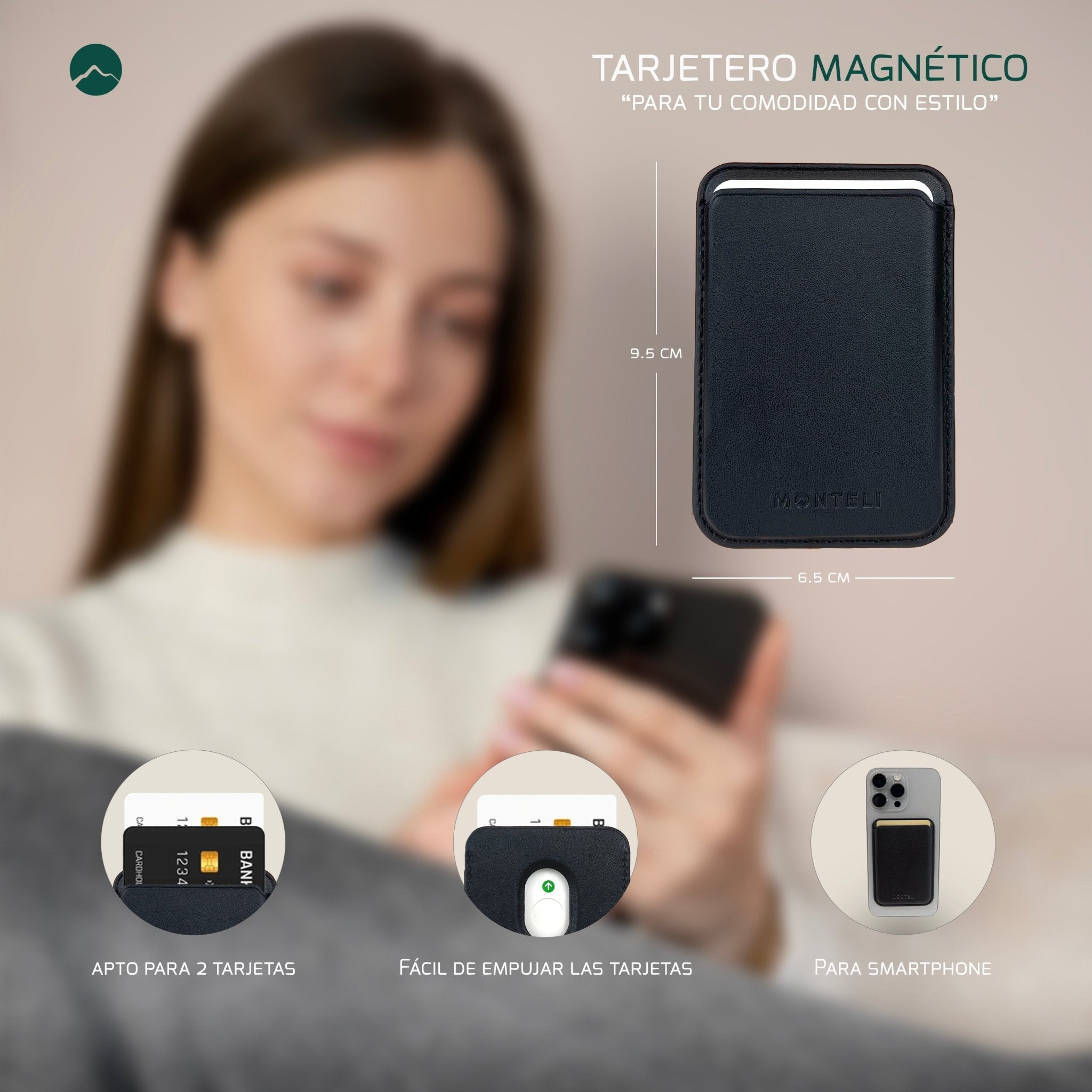 TARJETEROS MAGNÉTICOS SLIM - Monteli